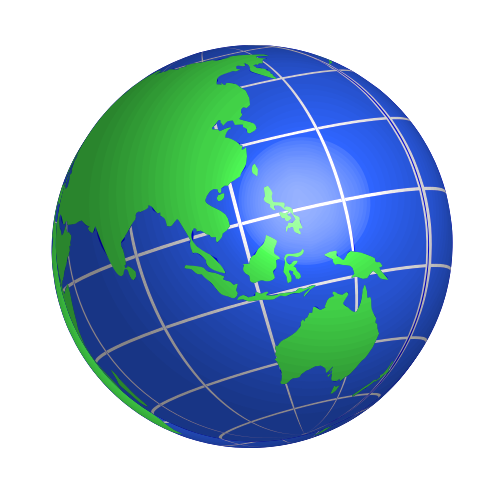 Australasia globe illustration representing the publication's regional focus